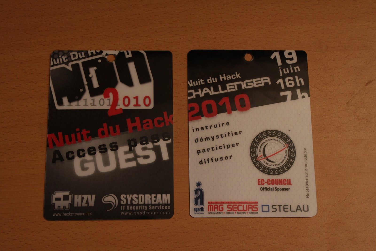 NDH 2010 guest badge